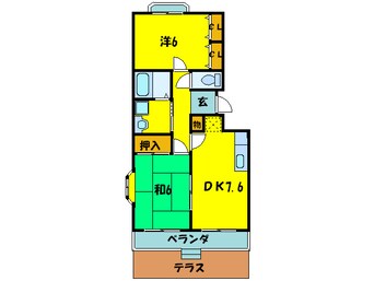 間取図 ピジョットハウス