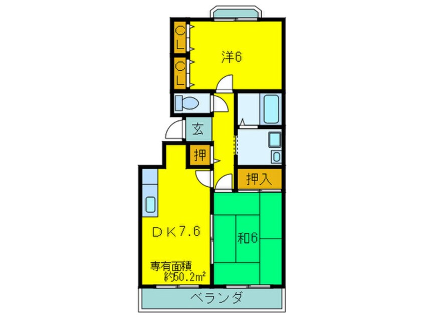 間取図 ピジョットハウス