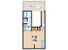 セリア岩川 1Rの間取り