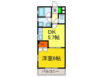 間取図 シェモア