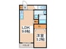 セレニティ法善寺 1LDKの間取り