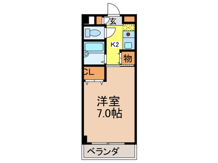 間取り図 ベルビューレ千里山３番館