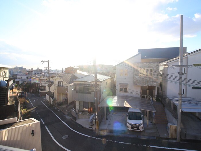 室内からの展望 ベルビューレ千里山３番館