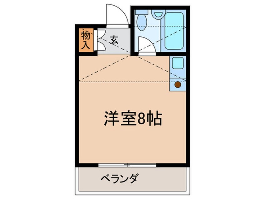 間取図 プチグレイス 前田