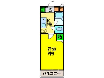 間取図 メイプル上野芝