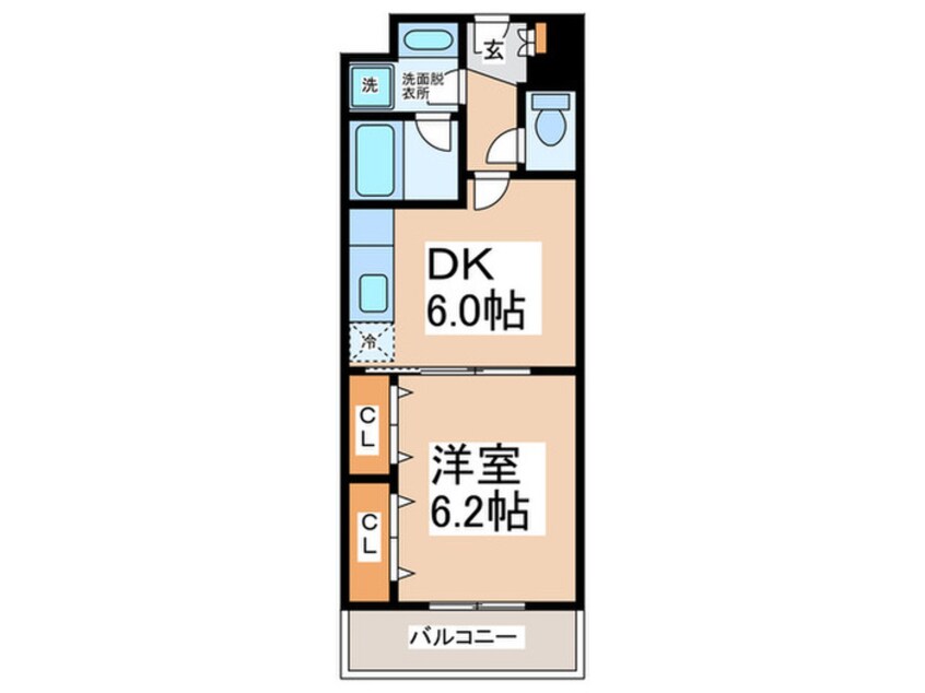 間取図 メゾンアズ－ル