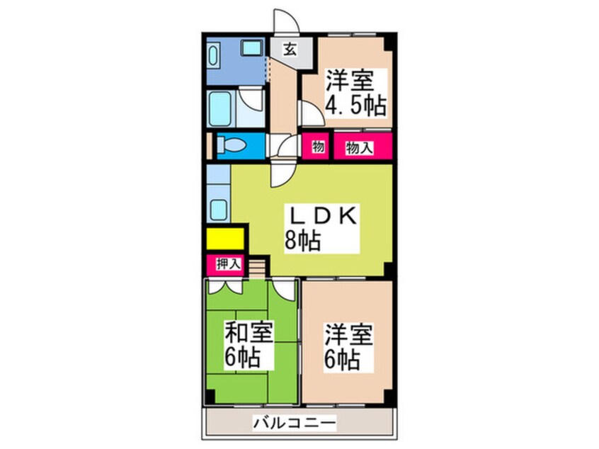 間取図 シャトー林