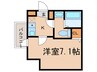 KYOTO HOUSE西大路 1Kの間取り