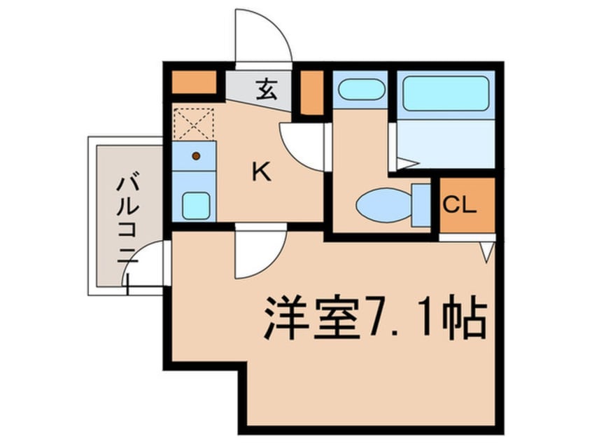 間取図 KYOTO HOUSE西大路