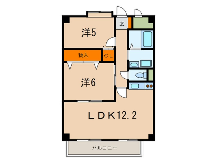 間取図 東灘プレイス