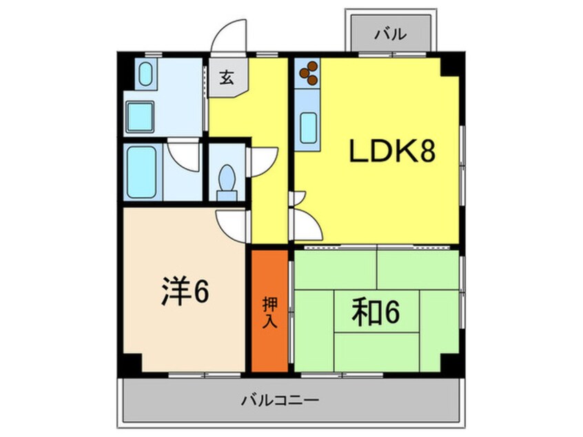 間取図 東灘プレイス