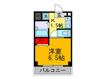 間取図 シャルム俊徳