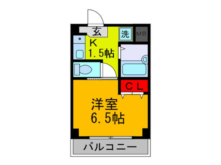 間取図 シャルム俊徳