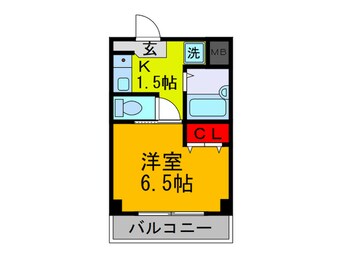 間取図 シャルム俊徳
