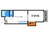 ＰＡＰＡＳ永楽 1DKの間取り