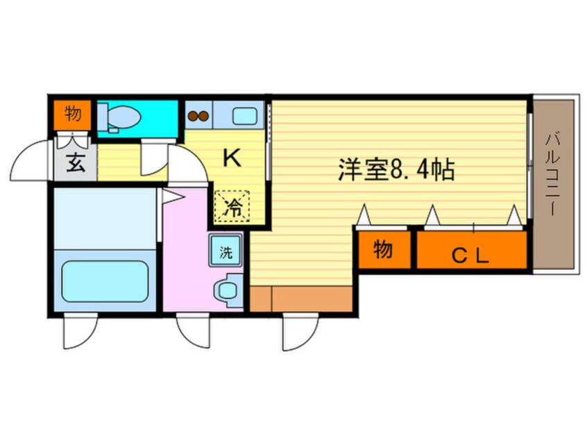 間取図 ピソ・シエテ洛西口