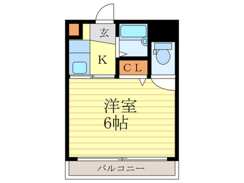 間取図 レインボ－ハイツ