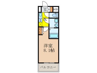 間取図 アドバンス新大阪Ⅲ