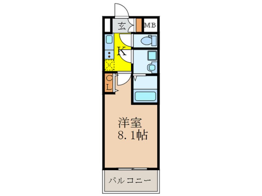 間取図 アドバンス新大阪Ⅲ