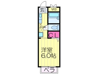 間取図 サウス柿木
