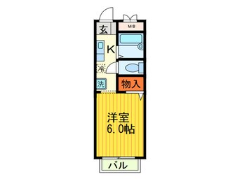 間取図 サウス柿木