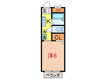 間取図 サウス柿木