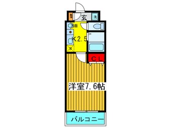 間取図 Ｍ.プラザ蒲生四駅前