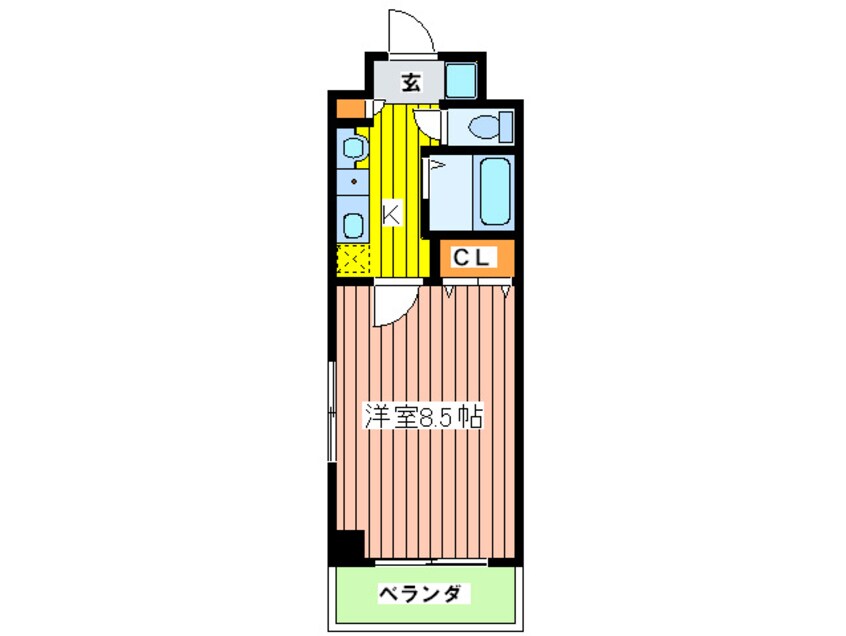 間取図 Ｍ.プラザ蒲生四駅前