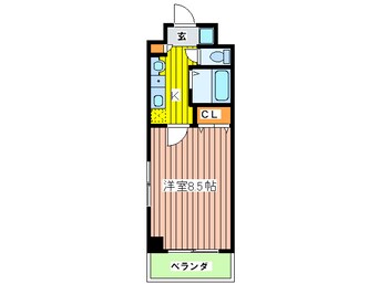 間取図 Ｍ.プラザ蒲生四駅前