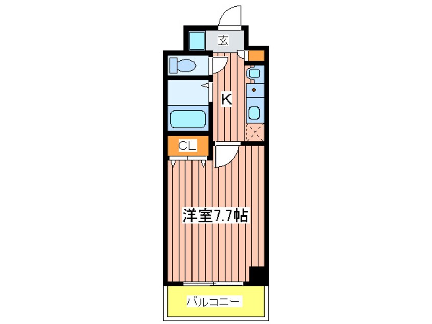 間取図 Ｍ.プラザ蒲生四駅前