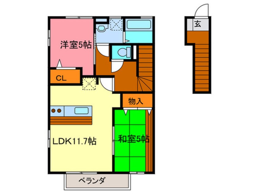 間取図 アネックス松香園