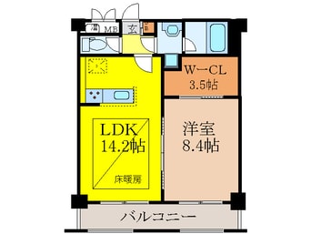 間取図 サ－クルコ－ト緑地