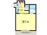 エトールⅦ 1Kの間取り