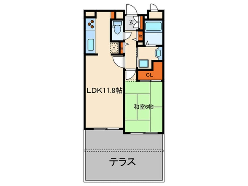 間取図 芦屋コンチェルト(102)
