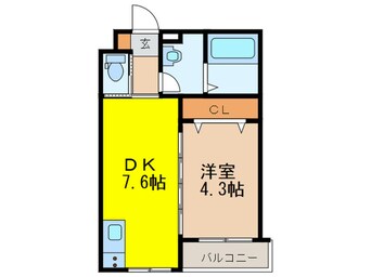 間取図 シティコート徳庵