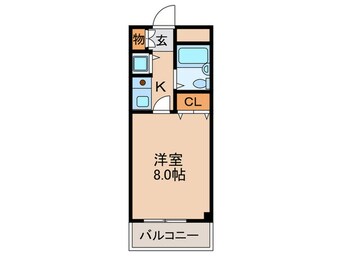 間取図 グリ－ンホ－ムⅡ