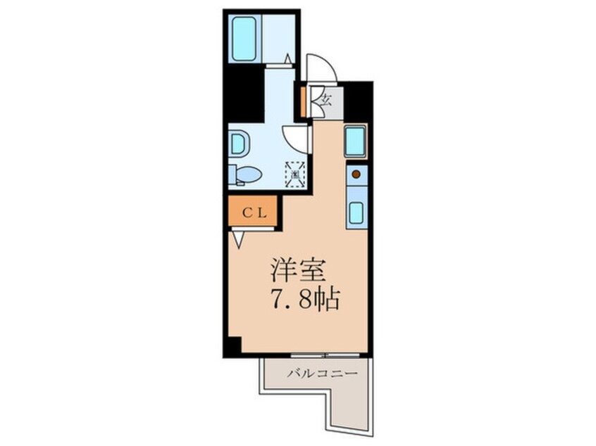 間取図 フレアコ－ト新大阪