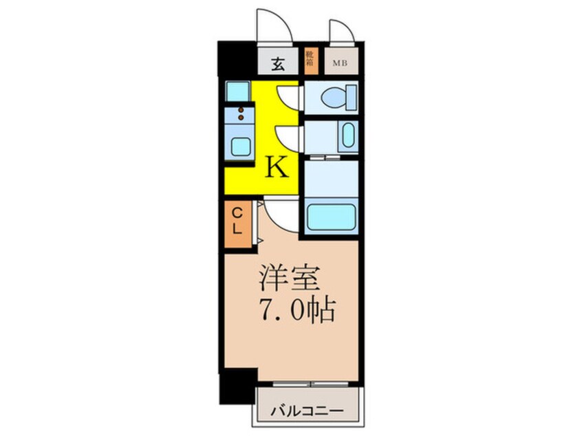 間取図 W-STYLE新大阪