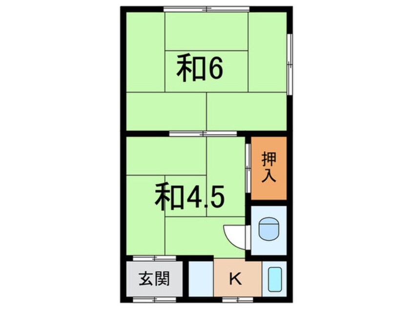 間取図 天城荘