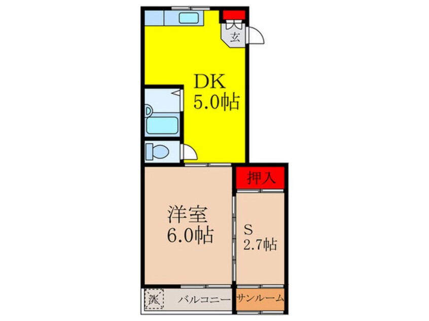 間取図 明田マンション