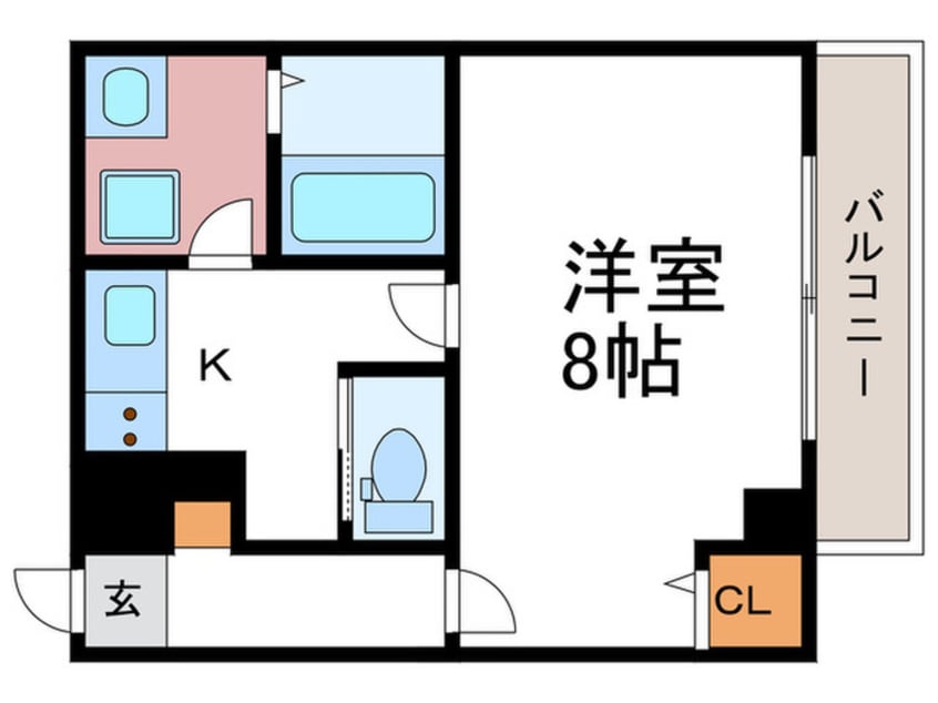 間取図 アールグランツ西院
