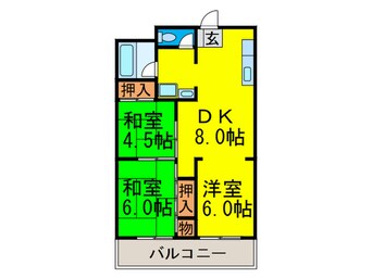 間取図 第２千里ハイツ