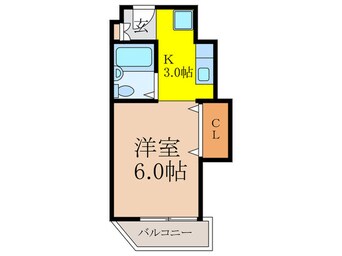 間取図 サンライフ　カスガ