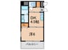 コンコ－ド 1DKの間取り