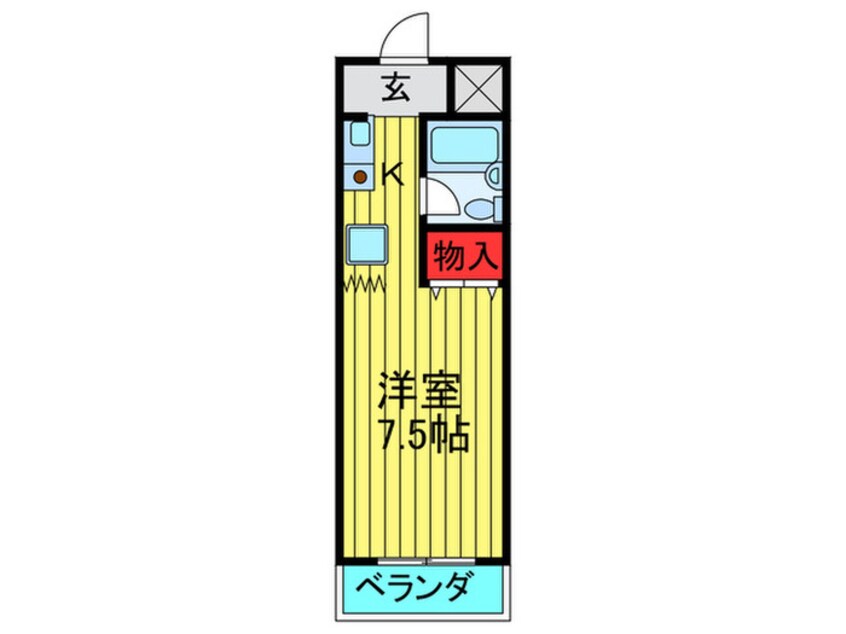 間取図 アークハイツ