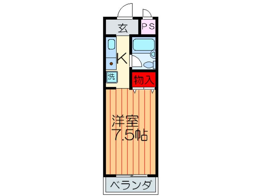間取図 アークハイツ