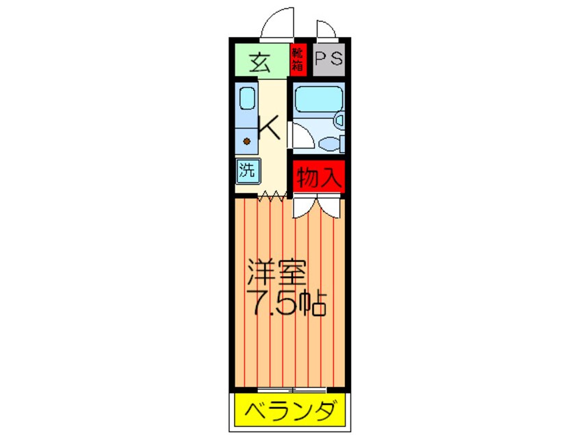 間取図 アークハイツ