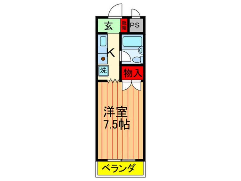 間取図 アークハイツ