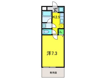 間取図 グランソレイユＫ＆Ｊ 弐番館