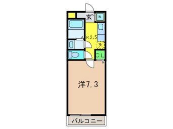 間取図 グランソレイユＫ＆Ｊ 弐番館